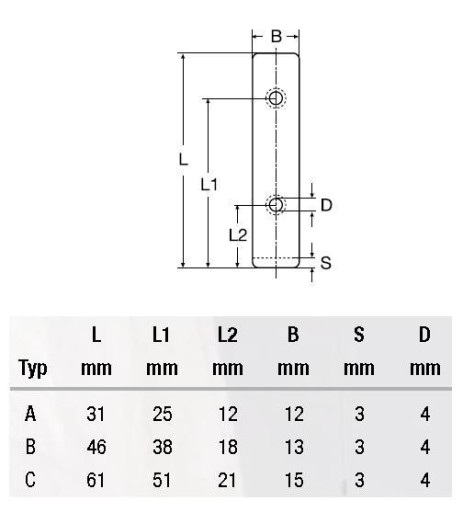 УГОЛ НЕРЖАВЕЮЩИЙ 8340C 61X15X3 A2 КИСЛОСТОЙКИЙ