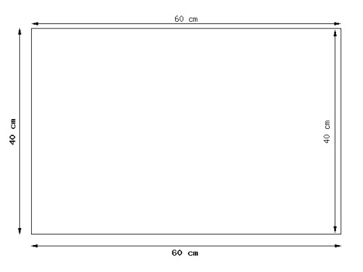 Изображение на холсте. Вид на лесную долину 60x40