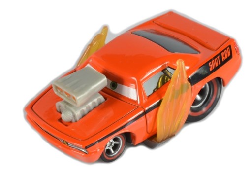 MATTEL CARS CARS OLO POLIP SNOT ROD с пламенем 1:55 от PL