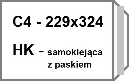 Конверт без окна С4 (229 х 324 мм) белый 250 шт, картон