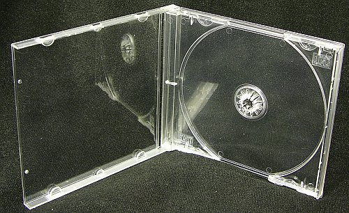 Коробки для 1 x CD Jewel Case CLEAR - 50 штук WaWa