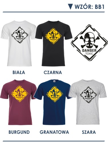 KOSZULKA T-SHIRT BREAKING BAD HEISENBERG PINKMAN S