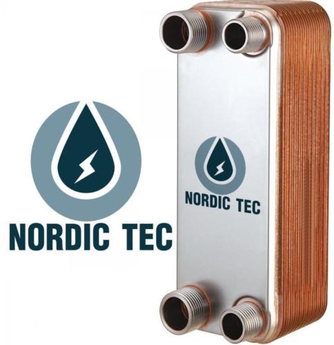 Пластинчатый теплообменник NORDIC Tec 40 до 50 кВт 1 дюйм