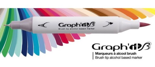 МАРКЕР GRAPH'IT BRUSH ДЛЯ ЗАПОЛНЕНИЯ 96 ЦВЕТОВ