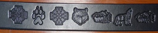 Пряжка для ремня Wolf Wolf с рельефным узором