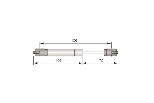 ПРИВОД ПОДЪЕМНИКА КАПОТА MINI SHORT 180N