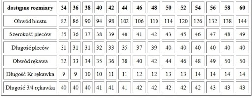 BEBEJ Bolerko koronkowe 36 SARA KR-3Kolory cz-b-ec