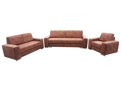 Zestaw mebli 3+1+1 Gordon sofa kanapa + 2x fotel