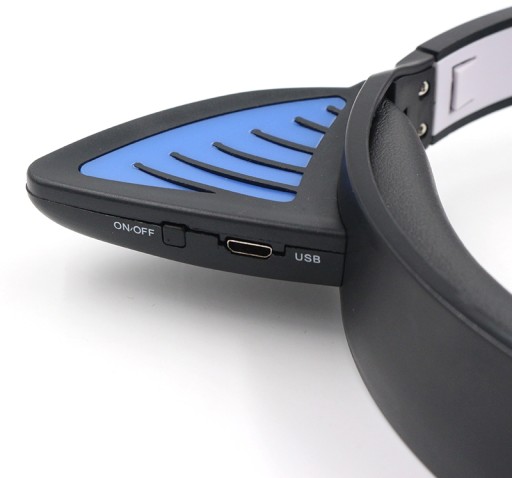 НАУШНИКИ BLUETOOTH КОШАЧЬИ УШИ СВЕТОДИОДНАЯ ПОДСВЕТКА