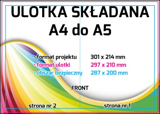 ЛИСТОВКИ-Папки от А4 до А5 DL 1000 шт. 170г.