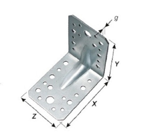 Kątownik z przetłoczeniem KP4 105x105x90x2,5