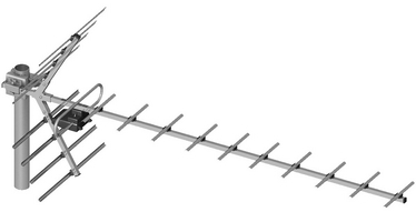 DIPOL telewizyjna antena 19/21-69 DVB-T + zasilacz