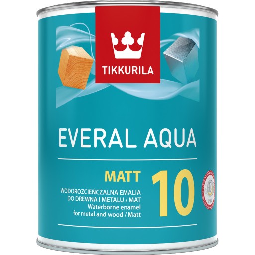 Водная эмаль Tikkurila Everal Aqua 10 40 80 НОВИНКА