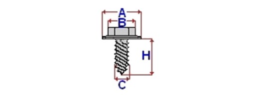 ЗАЖИМ ВИНТ TORX УНИВЕРСАЛЬНЫЙ В СБОРЕ 4X19MM X10