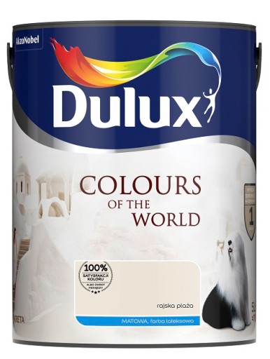 Dulux Kolory Świat Paint Paradise Beach 5л + БЕСПЛАТНО