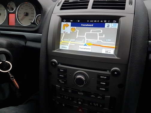 Радио Android 10 PEUGEOT 407 WiFi GPS DVD PL