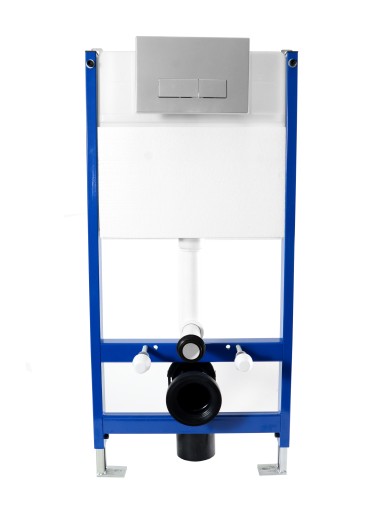 Zestaw 6w1 Slim 9cm Stelaż Podtynkowy WC H Czarny