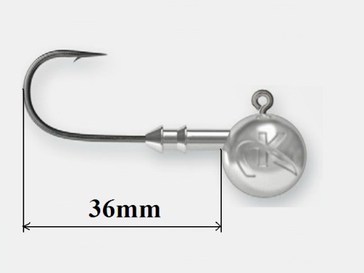 Główka Jigowa Kamatsu hak nr 3/0-4g