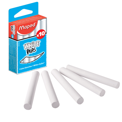Мел Whitepeps белый 10 шт 593500 Maped