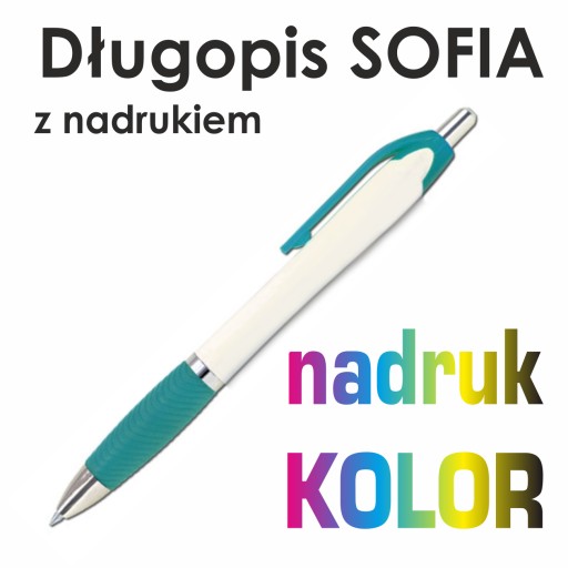 Długopis z nadrukiem REKLAMOWY z logo, grafiką, tekstem SOFIA 100 szt. 24H