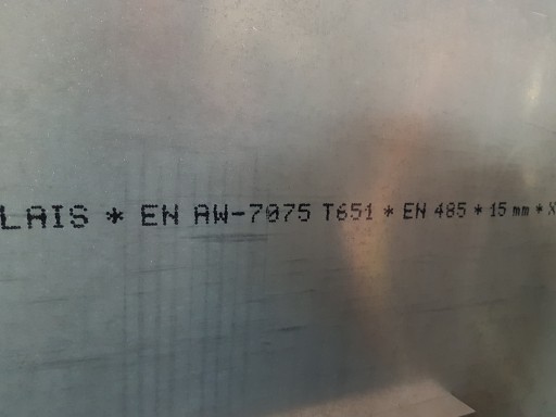 Алюминиевый, алюминиевый лист 100 мм PA9 7075 T651