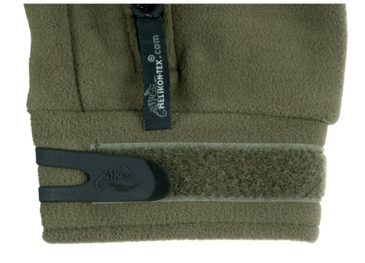 Мужская флисовая кофта Helikon Patriot с капюшоном, термоизолирующая, цвет Olive Green, размер XXL