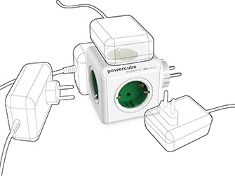 PowerCube Original USB-разветвитель, СЕРЫЙ