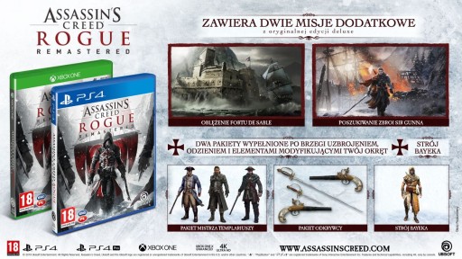 ASSASSIN'S CREED ROGUE REMASTERED X1 PL - ГРИМЕЛЬ