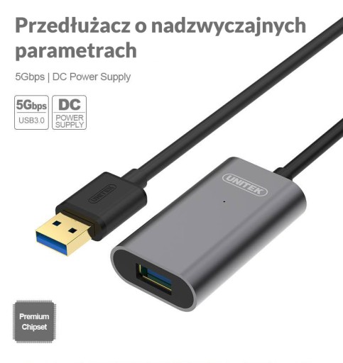 RED Przedłużenie Aktywny przedłużacz USB 3.0 5m