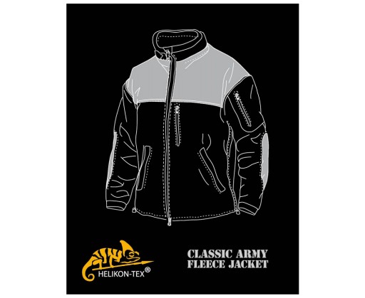 HELIKON CLASSIC ARMY Флисовая мужская толстовка оливково-зеленого/черного цвета S