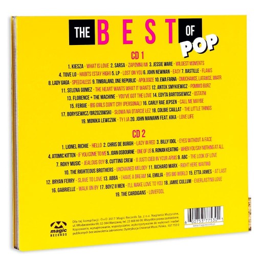 The Best Of Pop - 2 компакт-диска - МЕГА ХИТЫ 80' 90' TOP POP