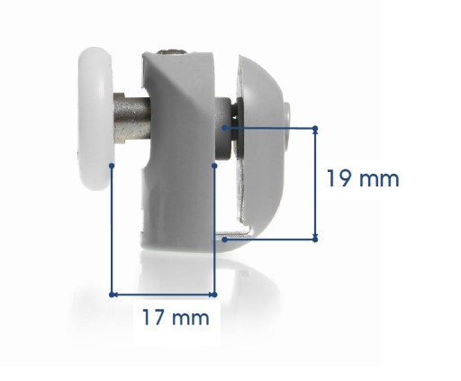 Ролики Ролик для душевой кабины, верхнее колесо, подшипник 25 мм