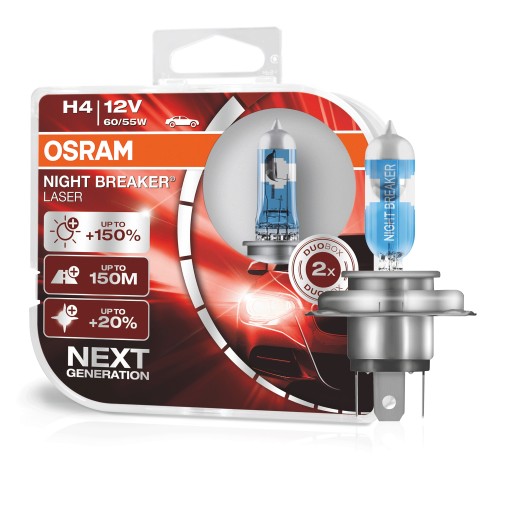 Лазерные лампы OSRAM H4 Night Breaker 150% Далее