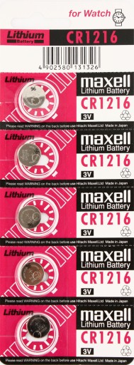 10 ЛИТИЕВЫХ БАТАРЕИ MAXELL CR1216 1216 DL ECR FV