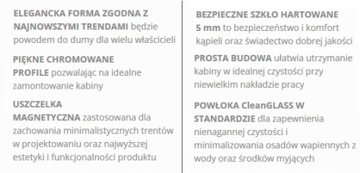 НАСТЕННАЯ КАБИНА 100x80 ЧЕРНЫЕ ПРОФИЛИ ДУШЕВОГО ПОДДОНА