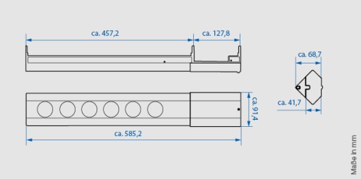 Удлинитель 4x230В+выкл+USB CASIA BACHMANN