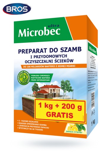 БИО МИКРОБЕК Ультра 10 x СИЛЬНЕЕ БАКТЕРИЙ 1,2 кг