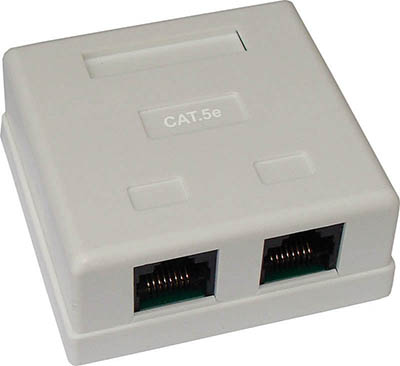 КОМПЬЮТЕРНАЯ РОЗЕТКА RJ45 Double cat 5e Быдгощ