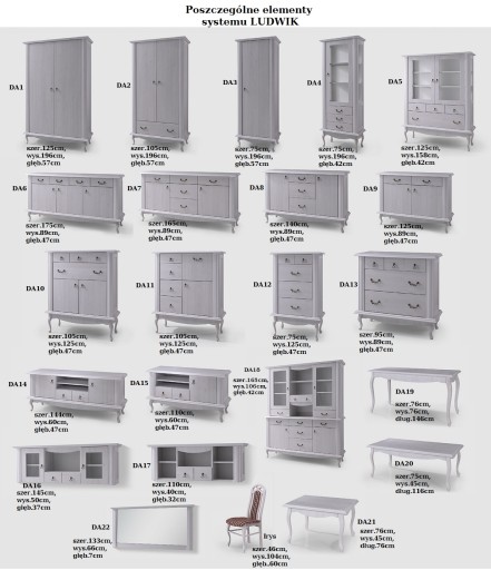 szafka witryna wiszaca 110 SYSTEM MEBLI salon