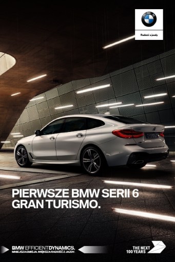 Брошюра BMW 6 Gran Turismo мод 2018 польский 44 страницы