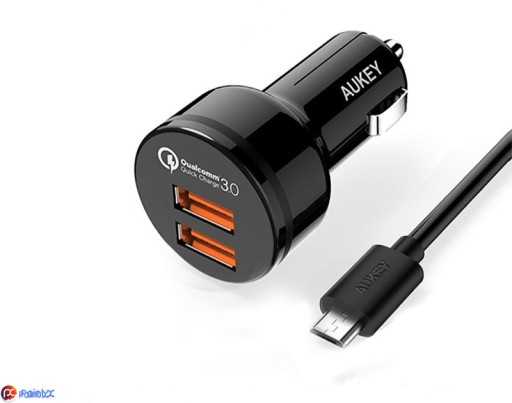 Автомобильное зарядное устройство AUKEY QUICK CHARGE 3.0 DUAL