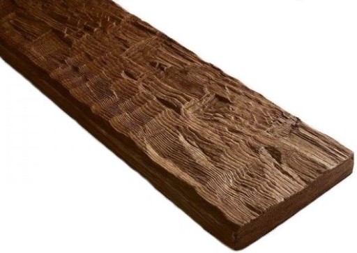 Rustic Carved Board, доска декоративная 260x13x3 см - дуб