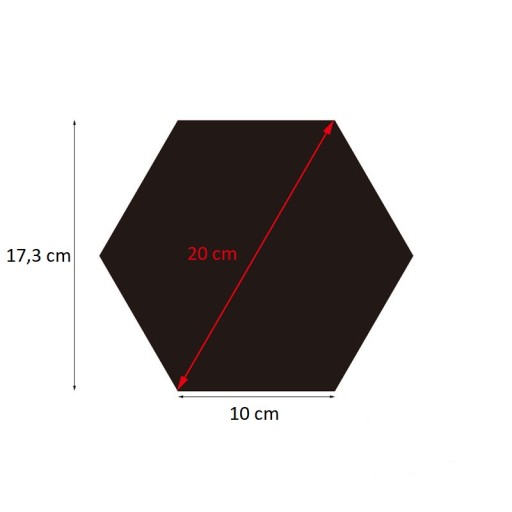 Зеркало HEXagon Шестигранник 3мм