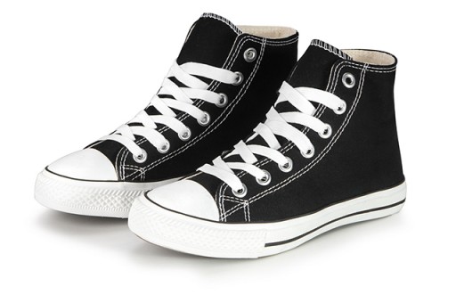 Buty dziecięce Czarne TrAmPki Tenisówki WySoKiE P3