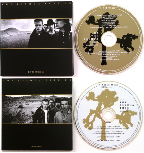 U2 JOSHUA TREE LIMITED EDIT — 2 CD + DVD + БОНУС