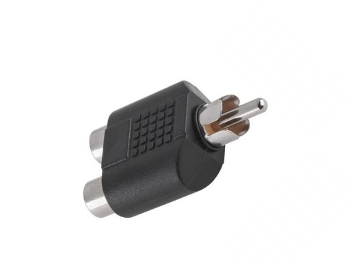 РАЗЪЕМ RCA ДЛЯ ДВУХ РОЗЕТОК RCA (тюльпан) 3422