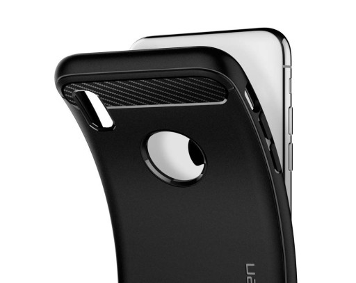 SPIGEN RUGGED ARMOR - ETUI GUMOWE DO - IPHONE X/XS