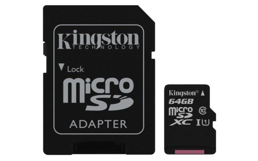 КАРТА ПАМЯТИ Kingston 64 ГБ MICRO SD класс 10 UHS