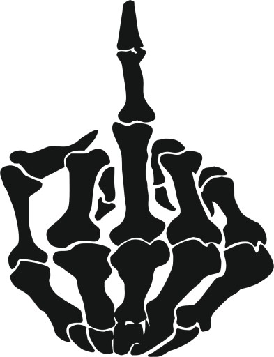 Наклейка VAR FUCK YOU 15x11,7 ЧЕРНАЯ