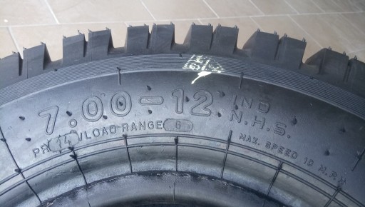 7.00-12 Trayal D45S - 14PR + dętka + ochraniacz